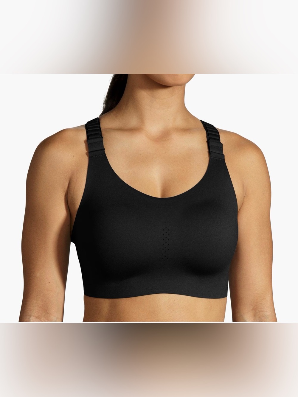 Brooks Women’s Racerback 2.0 Sports Bra in Black. Size 40E